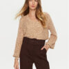 TWINSET Кардиган 241TT3271 Бежов Regular Fit за Жени цена
