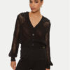 TWINSET Кардиган 241TT3122 Черен Regular Fit за Жени цена