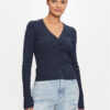 Tommy Jeans Кардиган Essential DW0DW18682 Син Slim Fit за Жени цена