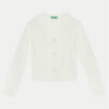 United Colors Of Benetton Кардиган 1370C601Q Бял Regular Fit за Момичета цена