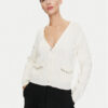 ViCOLO Кардиган 77107B Екрю Relaxed Fit за Жени цена