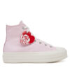 Converse Кецове Chuck Taylor All Star Lift Platform Hearts A13652C Розов за Жени цена