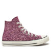 Converse Кецове Chuck Taylor All Star Glitter Hi A11137C Розов за Жени цена