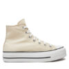 Converse Кецове Chuck Taylor All Star Lift Platform HI A08214C Бежов за Жени цена