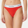 Calvin Klein Underwear Класически бикини с висока талия LV00QF8319 Червен за Жени цена