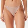 Calvin Klein Underwear Класически дамски бикини LV00QD5269 Бежов за Жени цена