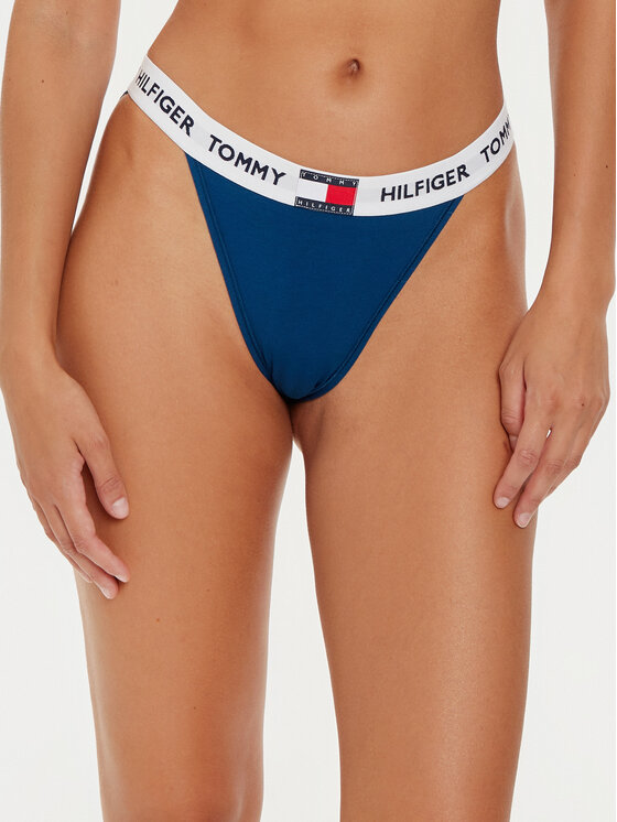 Tommy Hilfiger Класически дамски бикини UW0UW05622 Син за Жени цена