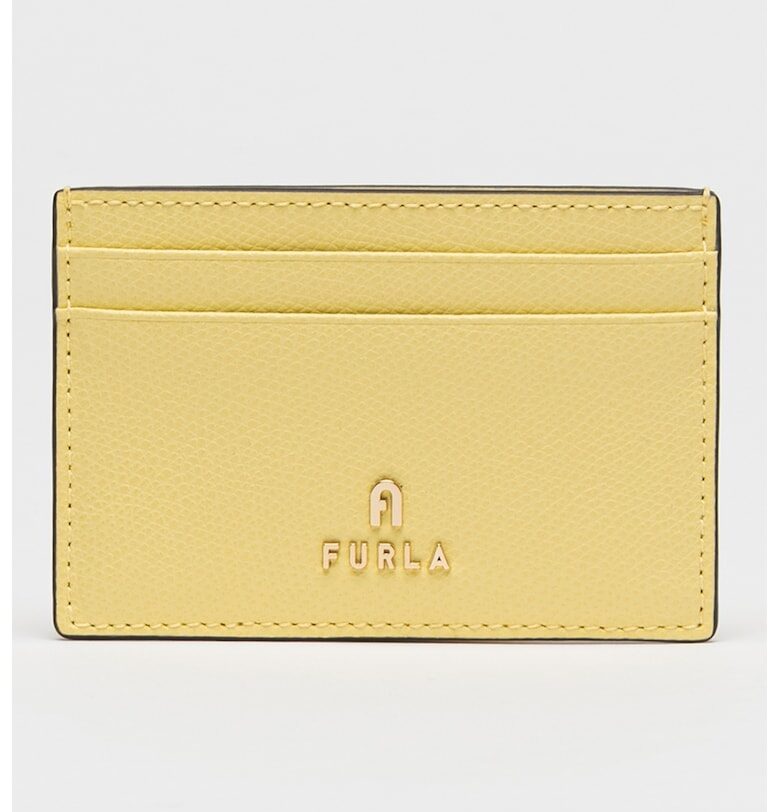 Кожен калъф за карти Camelia Furla