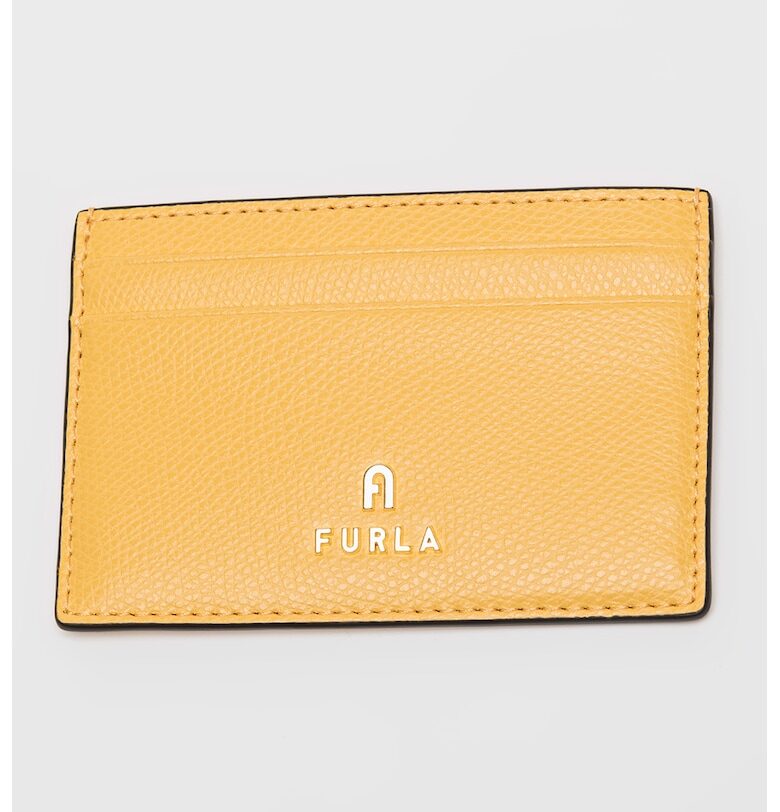 Кожен калъф за карти Camelia Furla