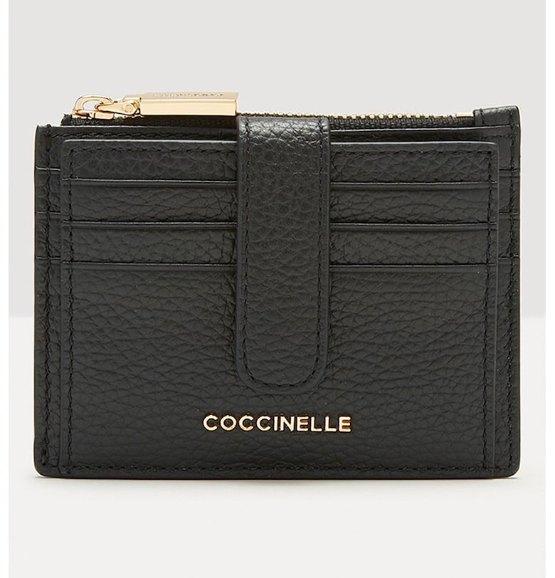 Кожен калъф за карти Metallic Soft COCCINELLE