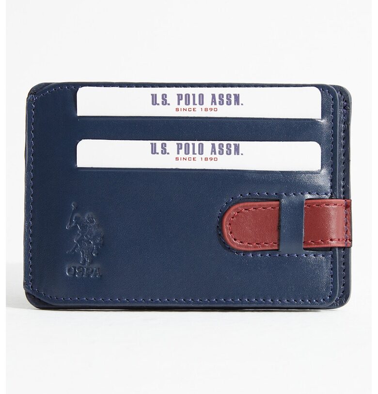 Кожен калъф за карти US Polo Assn