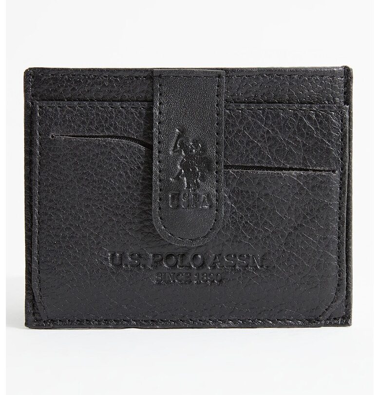 Кожен калъф за карти US Polo Assn