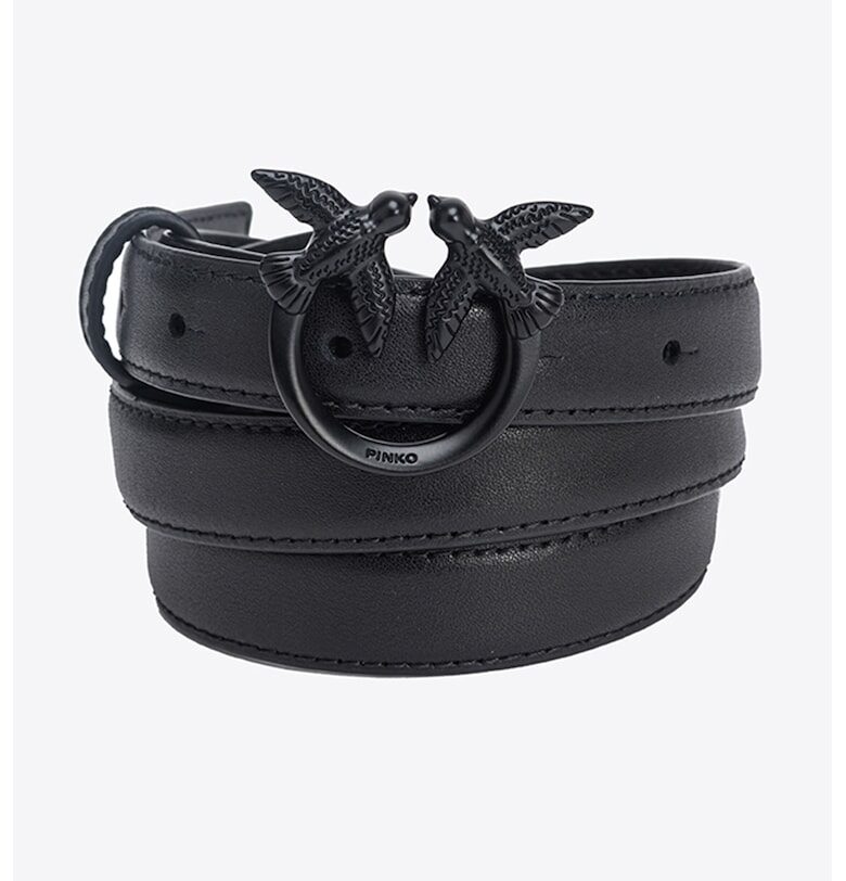 Кожен колан Love Berry Pinko