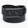 Кожен колан с тока с плочка ARMANI EXCHANGE