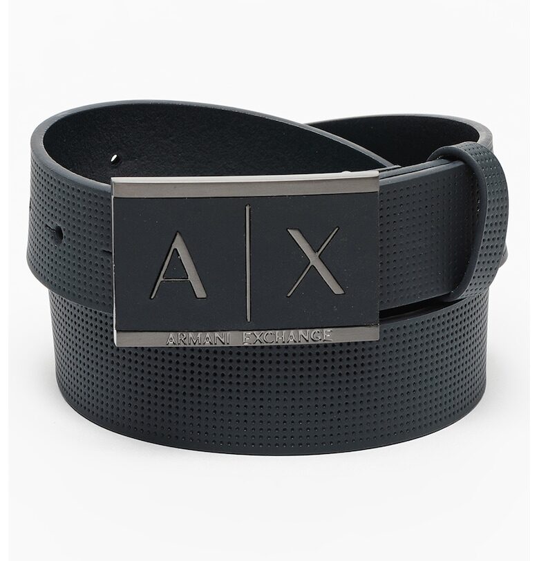 Кожен колан с тока с плочка ARMANI EXCHANGE