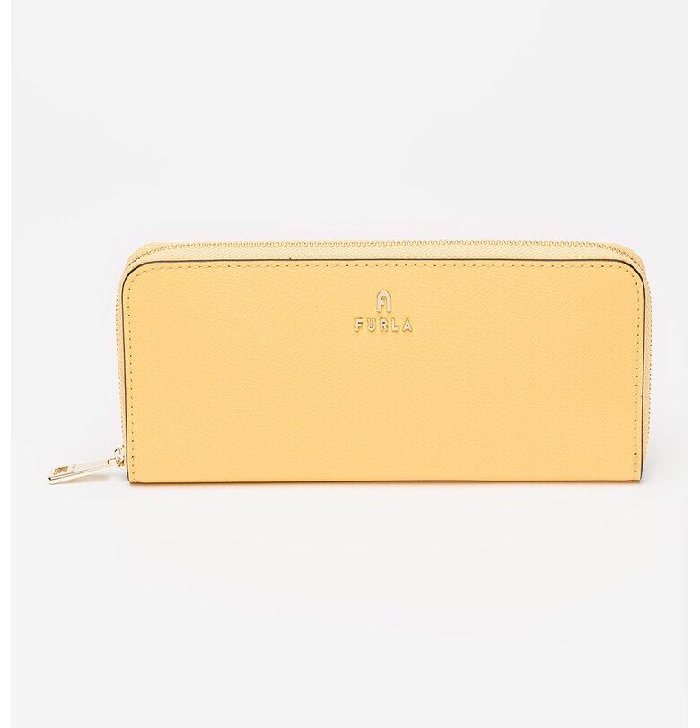 Кожен портфейл Camelia с цип Furla