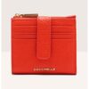 Кожено портмоне Metallic Soft с лого COCCINELLE