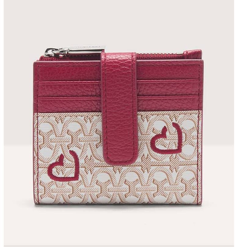 Кожен портфейл San Valentino с шарка COCCINELLE
