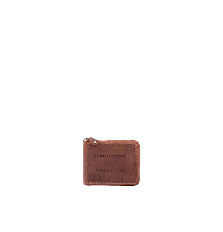 Кожен портфейл с лого Northampton Polo Club