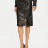 Babylon Кожена пола S0252B Черен Regular Fit за Жени цена