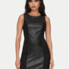 ONLY Кожена рокля Rafia 15330045 Черен Slim Fit за Жени цена