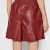 Gestuz Кожени шорти Liljagz 10905351 Бордо Relaxed Fit за Жени цена