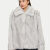 ONLY Кожено палто Rubina 15325924 Сив Regular Fit за Жени цена
