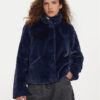 ONLY Кожено палто Newvida 15295423 Тъмносин Regular Fit за Жени цена