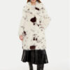 Sisley Кожено палто 2WIWLN05A Екрю Comfort Fit за Жени цена