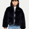 Tommy Hilfiger Кожено палто New York KG0KG08369 Тъмносин Loose Fit за Момичета цена