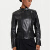 Boss Кожено яке 50520779 Черен Regular Fit за Жени цена
