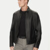 BOSS Кожено яке H-Mansell3 50532475 Черен Regular Fit за Мъже цена