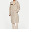 Luisa Spagnoli Кожух Serra 541290 Бежов Oversize за Жени цена