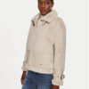 TWINSET Кожух 242TP2380 Бежов Regular Fit за Жени цена