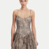 BARDOT Коктейлна рокля 59794DB1 Кафяв Regular Fit за Жени цена