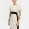 Calvin Klein Коктейлна рокля K20K208161 Екрю Slim Fit за Жени цена