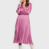 Comma Коктейлна рокля 2122100 Розов Regular Fit за Жени цена