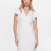 DKNY Коктейлна рокля DD3C1468 Бял Regular Fit за Жени цена