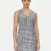 Guess Коктейлна рокля W5GK0E WH7I0 Сив Bodycon Fit за Жени цена