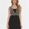 Guess Коктейлна рокля Farah W4RK55 KC2C0 Черен Regular Fit за Жени цена