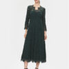 IVY OAK Коктейлна рокля Madeleine IO1100X7772 Зелен Regular Fit за Жени цена