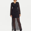 Karen by Simonsen Коктейлна рокля Reem 10105156 Черен Regular Fit за Жени цена