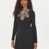 Marciano Guess Коктейлна рокля Gabriella 4YGK39 6869Z Черен Regular Fit за Жени цена
