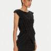 NORMA KAMALI Коктейлна рокля KK1243PLD83001 Черен Slim Fit за Жени цена