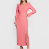 Notes Du Nord Коктейлна рокля Oliana 12901 Розов Slim Fit за Жени цена