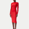 PINKO Коктейлна рокля 104838 A2H1 R48 Червен Slim Fit за Жени цена