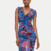 Pinko Коктейлна рокля Androgeo Abito 103224 A1OB Син Slim Fit за Жени цена