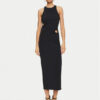Patrizia Pepe Коктейлна рокля 8A1427/JZ26-K103 Черен Regular Fit за Жени цена