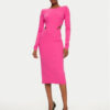Patrizia Pepe Коктейлна рокля 8A1454/J129-R846 Розов Slim Fit за Жени цена