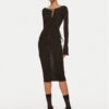 Patrizia Pepe Коктейлна рокля 8A1331 K1QZA K250 Черен Slim Fit за Жени цена